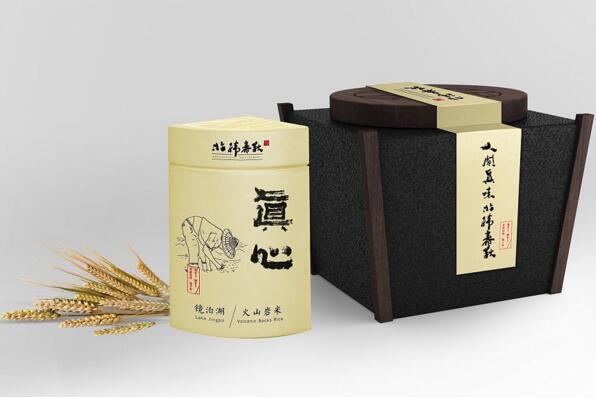 高端大米包裝設計的效果設計cheh