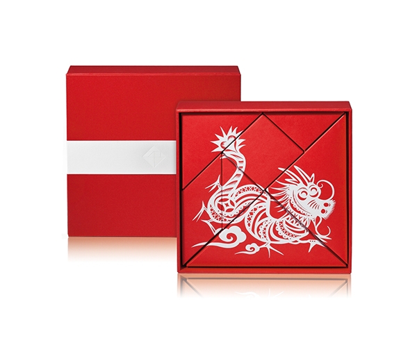 春節(jié)禮品盒包裝設(shè)計(jì)，新年七巧板的妙用